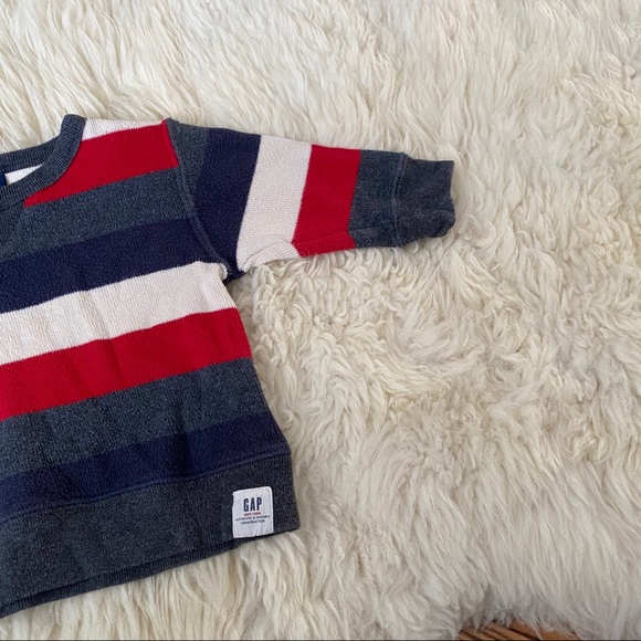GAP Striped Knit Sweater 12-18 months - Picture 3 of 4